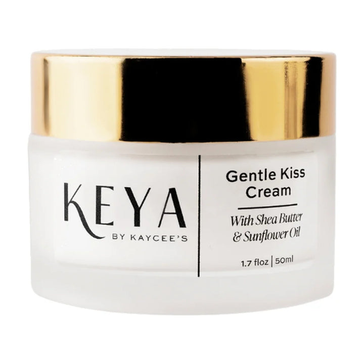 KEYA Gentle Kiss Cream with Shea Butter and Sunflower Oil, 1.7 fl oz / 50 mL jar